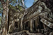 Ta Prohm temple - west gallery of the 3rd enclosure